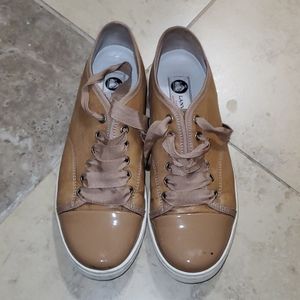 Lanvin, tan brownish sneakers